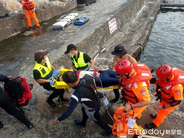 ▲▼快訊／今天第五起溺水意外！29歲男貢寮自由潛水身亡。（圖／記者郭世賢翻攝）