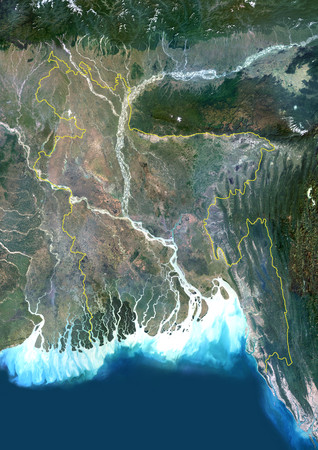 ▲▼ 布拉馬普特拉河（Brahmaputra River）從西藏流入印度後再流入孟加拉。（圖／達志影像／newscom）