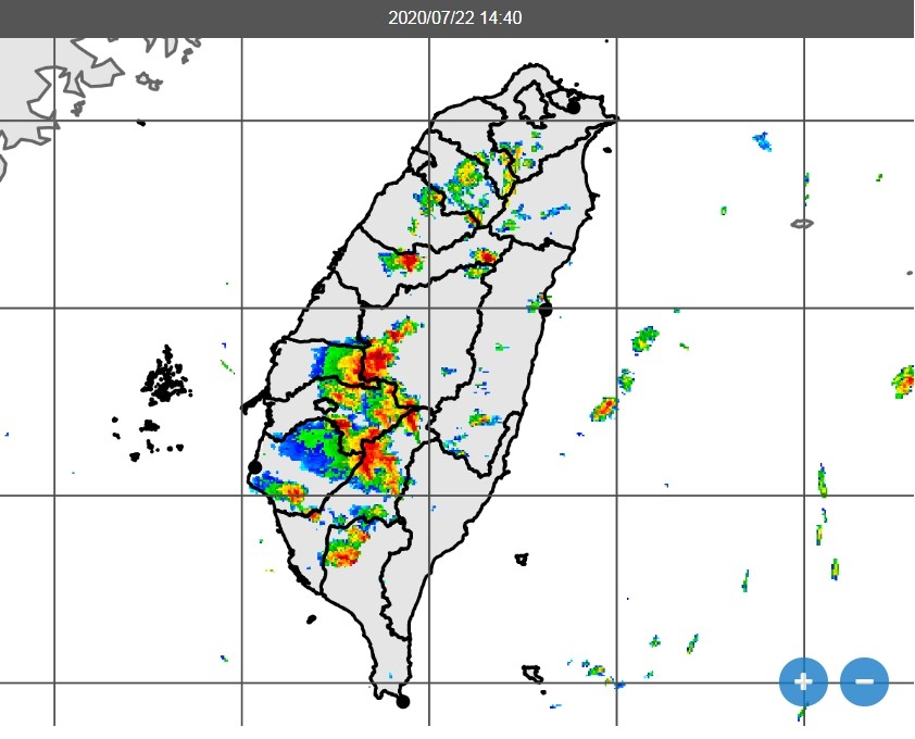 ▲▼0722大雨特報。（圖／翻攝中央氣象局）