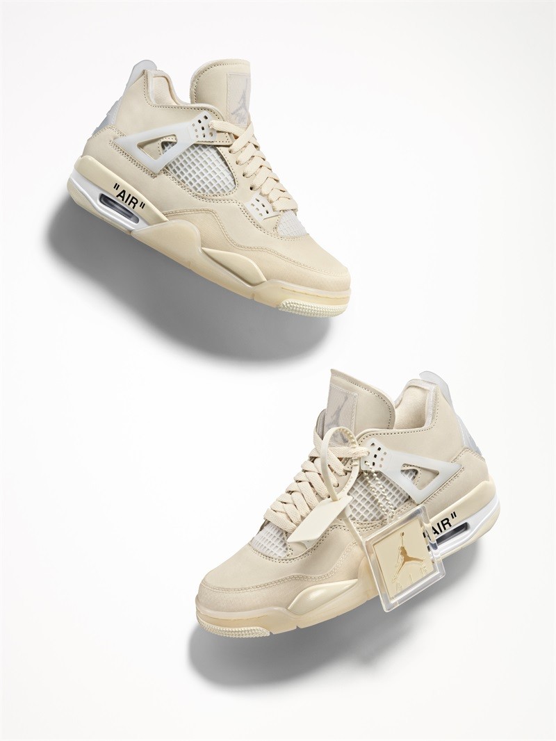 ▲   Air Jordan IV Off-White 女子專屬鞋款  。（圖／品牌提供）
