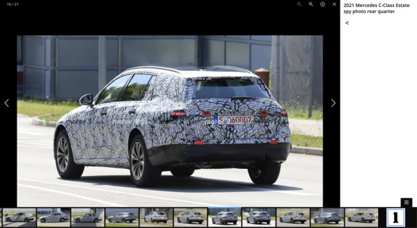 ▲新一代賓士C-Class Wagon間諜照。（圖／翻攝自Motor1）