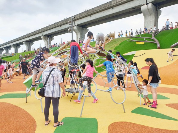 ▲熊猴森樂園。（圖／新北市政府高灘地工程管理處提供。）