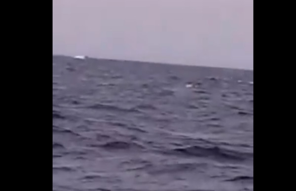 ▲▼越南漁民聲稱，拍攝到解放軍潛艦在西沙群島海域出沒。（圖／翻攝自Duan Dang　Twitter）
