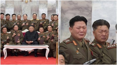 北韓將軍在偷哭！　金正恩分送特製手槍　眼尖網友看出「不尋常細節」