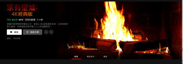 ▲▼《家有壁爐》節目整整一小時都在燒柴。（圖／翻攝自Netflix）