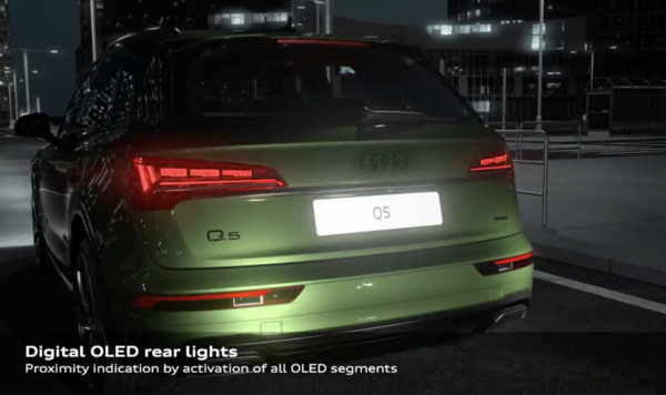 ▲2021 Audi Q5 OLED照明技術。（圖／翻攝自Youtube／Audi）