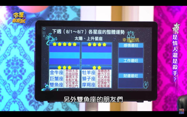 ▲射手、處女座、天秤座，財運、愛情、事業都有好兆頭。（圖／翻攝自YouTube／命運好好玩）▲8月第一週的運勢不太順利，務必小心留意。（圖／翻攝自YouTube／命運好好玩）▲即便很忙，也要抓緊時間好好休息，調養身心靈。（圖／翻攝自YouTube／命運好好玩）▲天蠍座、雙子座、水瓶座的運勢還不錯，記得來個小旅行，好好放鬆。（圖／翻攝自YouTube／命運好好玩）