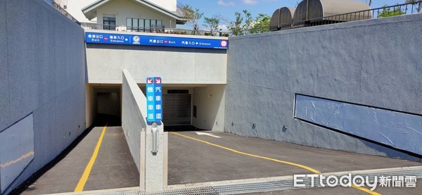 ▲ 新北二重公園地下停車場 8月1日起收費營運。（圖／新北市交通局提供）