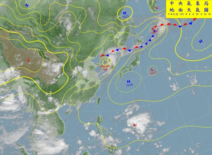 天氣圖。（圖／氣象局）