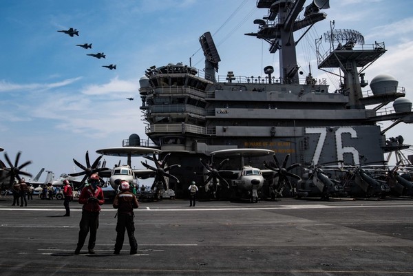 ▲雷根號,航母,南海。（圖／U.S. Navy）