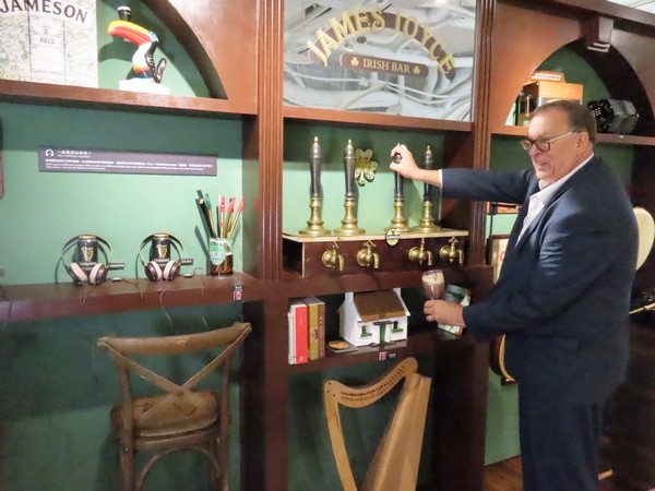 ▲桃園A8藝文中心，舉辦「世界音樂在A8-聽見愛爾蘭」特展