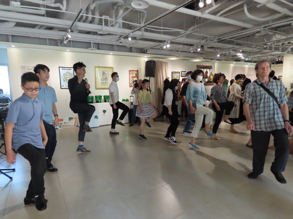 ▲桃園A8藝文中心，舉辦「世界音樂在A8-聽見愛爾蘭」特展