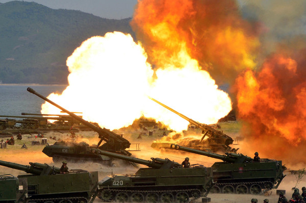 ▲▼北韓曾揚言開砲攻擊首爾、燒成火海，美國智庫分析極有可能發生。（圖／達志影像／美聯社）