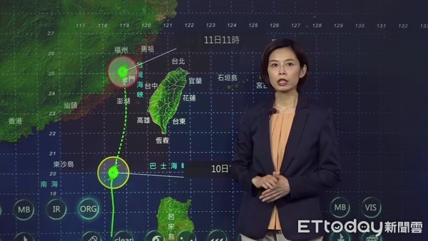 ▲▼氣象局發布海陸颱風警報。（圖／記者徐斌慎攝）
