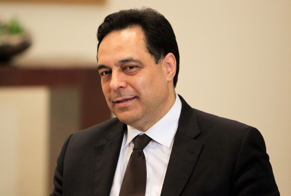▲▼黎巴嫩總理迪亞布（Hassan Diab）10日宣布「內閣總辭」。（圖／路透）