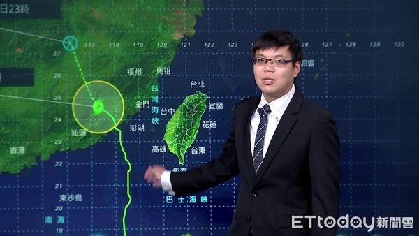 ▲▼(1140)氣象局發布米克拉颱風警報。（圖／記者宋良義攝）