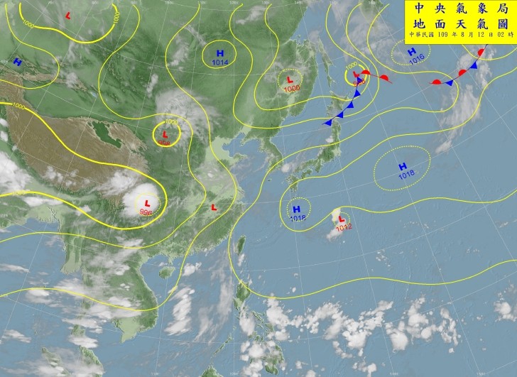 天氣圖。（圖／氣象局）