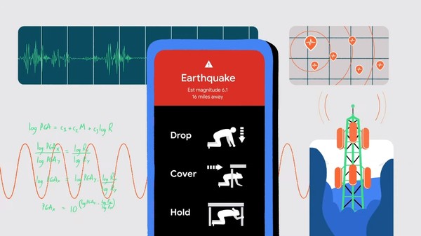 ▲▼Google安卓地震警報系統（Android Earthquake Alerts System）。（圖／取自Google Blog）