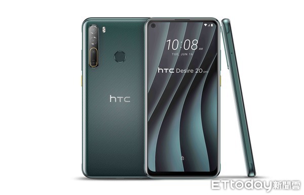 ▲新色上市搶商機　HTC Desire 20 pro推「晶耀綠」。（圖／HTC提供）