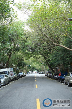 富錦街街景。(圖／記者陳睿中攝)