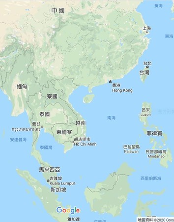 ▲▼南海地理位置圖。（圖／翻攝自Google地圖）