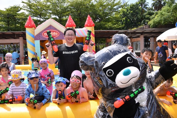 ▲▼「2020臺北河岸童樂會—熊讚水樂園」開幕。（圖／台北觀傳局提供）