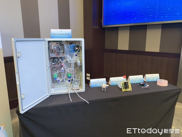 ▲工研院啟動「台灣智慧水聯網」　三大感測器全天監測水質變化。（圖／記者姚惠茹攝）