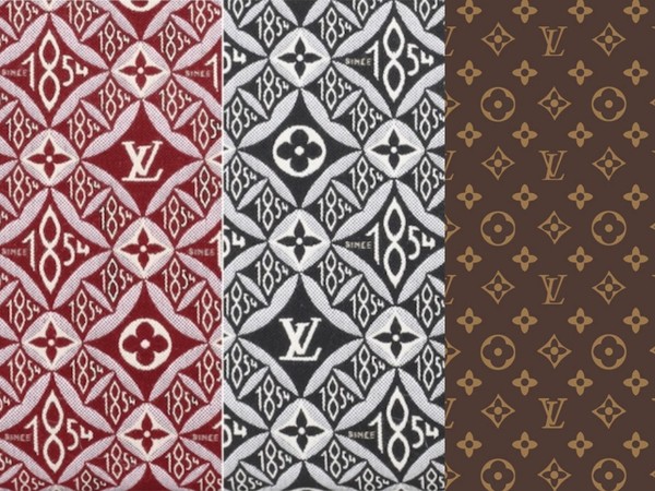 ▲LV 告別了 120 年的老花元素，將以品牌誕生年份為題，打造全新的老花「Since 1854」。（圖／Louis Vuitton公關提供）