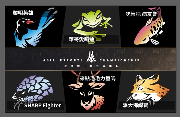 《亞洲電子競技公開賽》六區冠軍出爐　為期四天的小組積分賽8/20開打