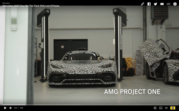 ▲賓士AMG 0ne進入動態測試。（圖／翻攝自Motorsport.tv／Mercedes-Benz）