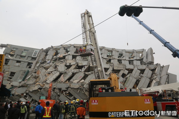 ▲2016年台南大地震，造成永康「維冠大樓」倒塌案，造成115人死亡、104人輕重傷。（圖／記者林悅翻攝，下同）
