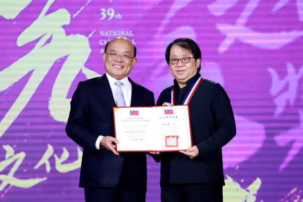 ▲▼陳錫煌、朱宗慶獲第39屆行政院文化獎。（圖／文化部提供）