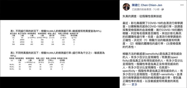 ▲▼前總統陳建仁發文談論彰化私檢風波。（圖／翻攝自Facebook／陳建仁 Chen Chien-Jen）