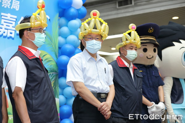 ▲▼台北市警察局8/21舉行家庭親子日，台北市長柯文哲、市警局局長陳嘉昌出席。（圖／記者湯興漢攝）