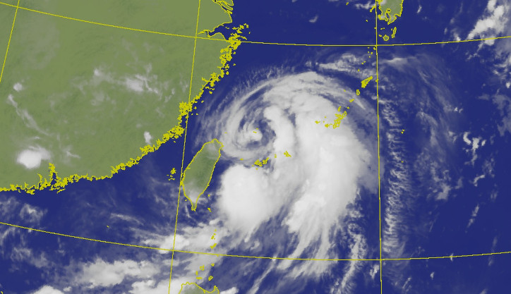 ▲▼快訊／巴威持續增強「暴風圈脫離」　23:30解除海上颱風警報。（圖／氣象局）
