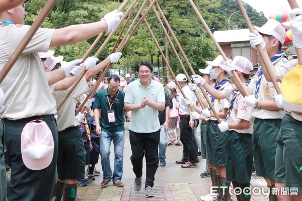 ▲ 基隆市童軍暨生態遊學中心啟用 拉波波村LAPOPO與祖孫歡慶開幕。（圖／基隆市政府提供）