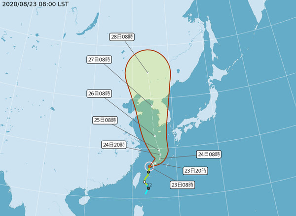 ▲▼巴威颱風。（圖／中央氣象局）