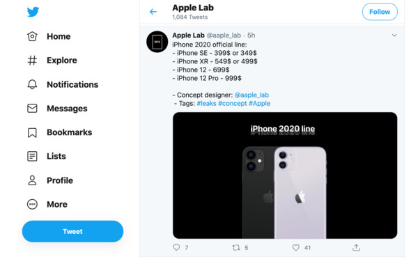 ▲▼推特爆料達人指出，iPhone 12系列推出後，iPhone SE與iPhone XR都有可能會降價。（圖／翻攝自推特）