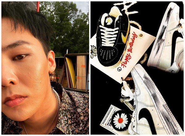 ▲韓國嘻哈巨星GD生日Po文洩機密  全新Nike Air Force 1聯名鞋款2.0本尊亮相        。（圖／記者王蓁蓁攝）