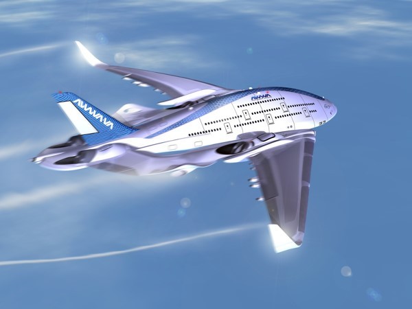 西班牙设计师设计的「天空鲸鱼」未来概念飞机(图/取自behance