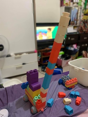 ▲台灣小孩「腳踏車裝神秘長竿」　1歲兒神複製...老爸緊張了：該注意什麼。（圖／翻攝自爆廢公社）