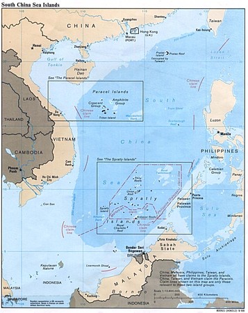 ▲▼南海中國九段線。（圖／翻攝自CIA官網）