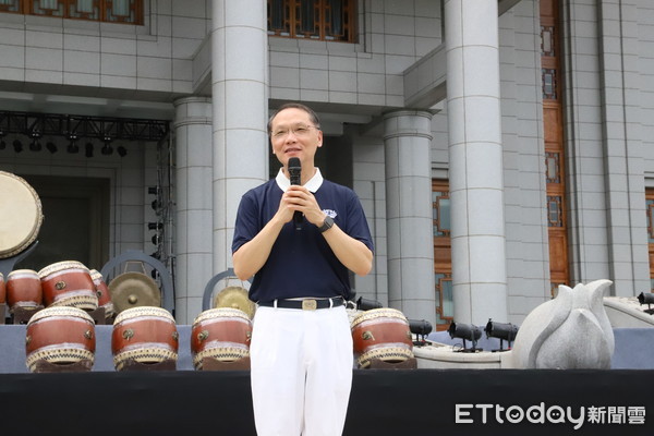 ▲▼8月27日優人神鼓、花蓮縣政府、慈濟基金會舉辦記者會，邀約民眾8月29日闔家前來觀賞《金剛心》。（圖／慈濟基金會公傳處）