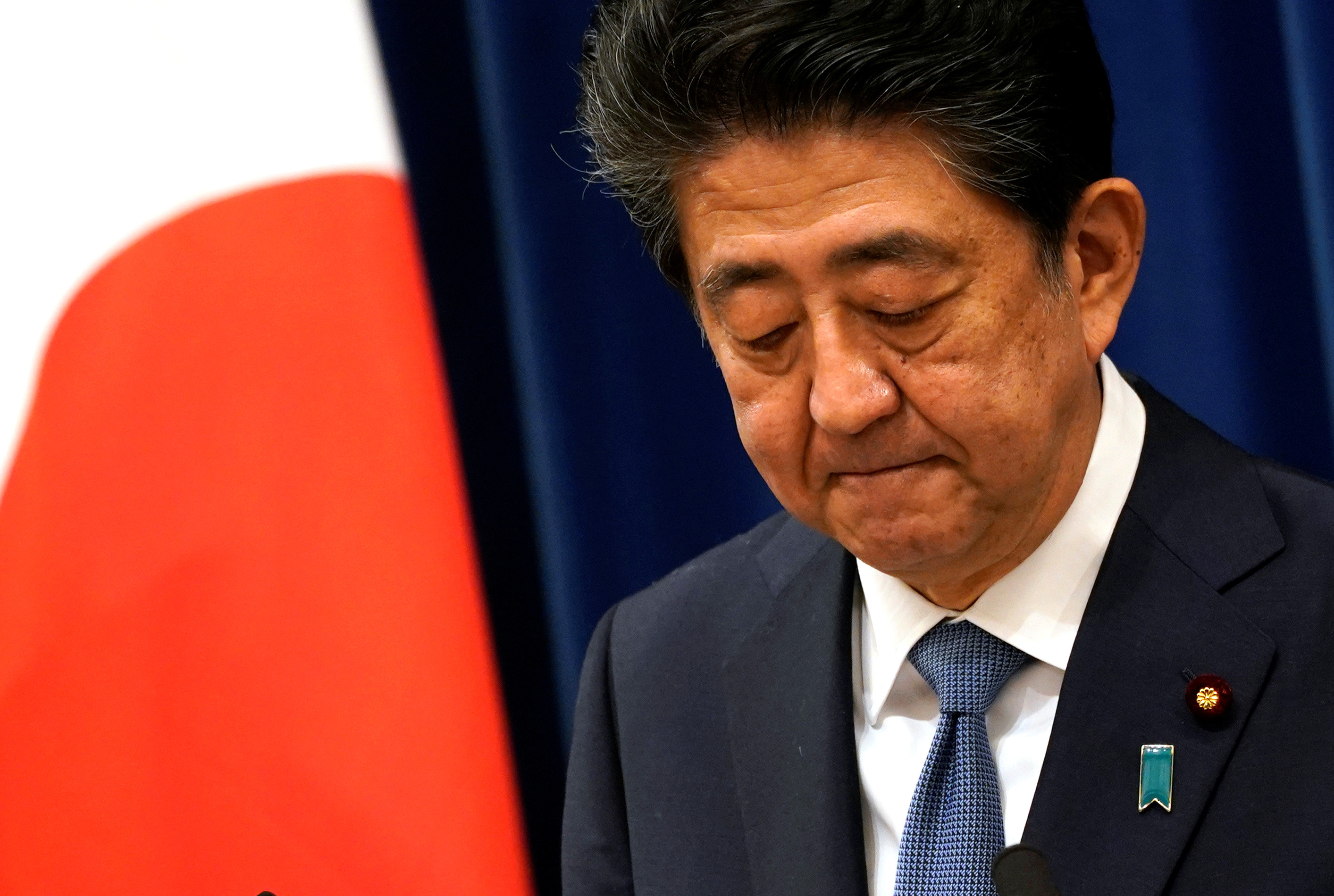 ▲▼ 日本首相安倍晉三28日宣布請辭 。（圖／路透）