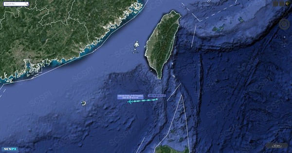 ▲▼美兩棲突擊艦疑現蹤台灣東部外海 。（圖／翻攝自推特／@SCS_PI）