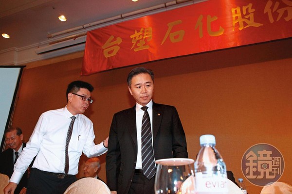王文祥（右）身兼台化和台塑化董事，每年定期返台7、8次。
