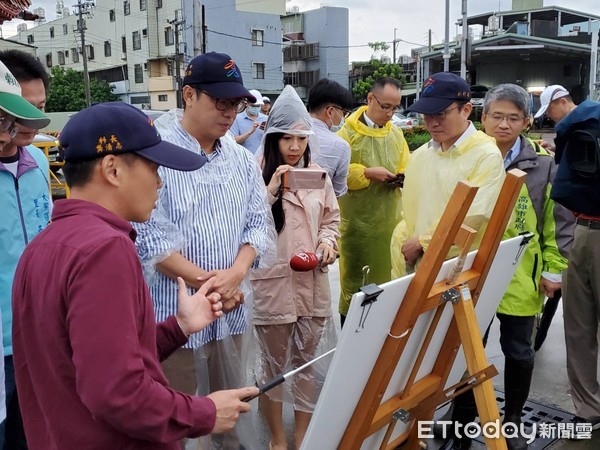 ▲▼面對極端氣候 市長加足power積極改善近年易淹水區（圖／記者吳奕靖翻攝）