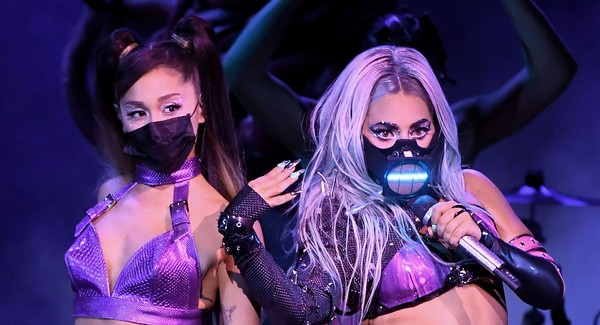 ▲MTV VMA,女神卡卡（Lady Gaga）,亞莉安娜（Ariana Grande）。（圖／CFP）