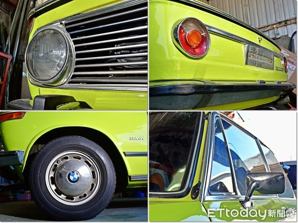 47歲BMW遠古神獸2002翻修計畫啟動！騷包萊姆綠車色僅此一家（圖／記者游鎧丞攝）