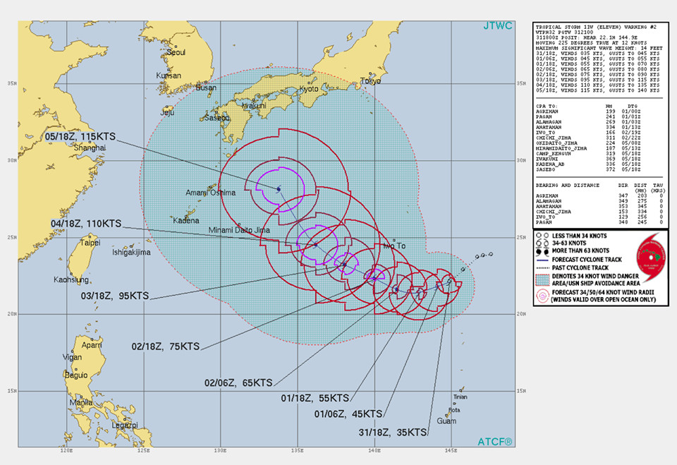 ▲▼海神颱風將生成。（圖／翻攝自美軍JTWC）